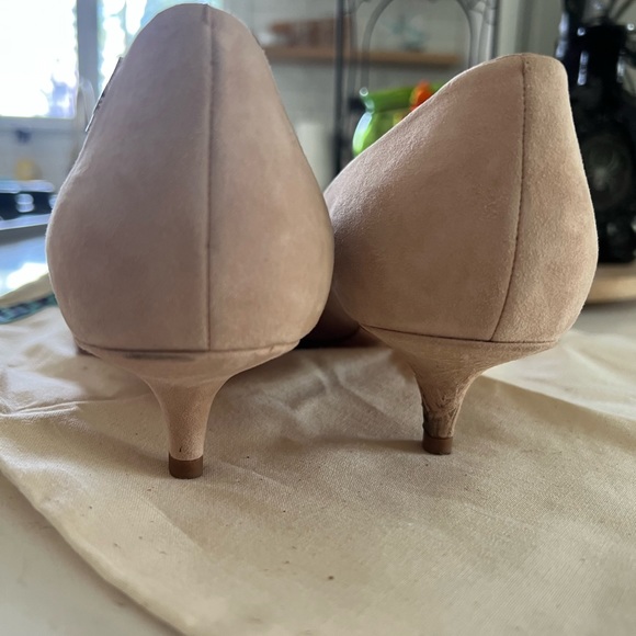 Velvet cream 2inch heel size 10 - Picture 4 of 5
